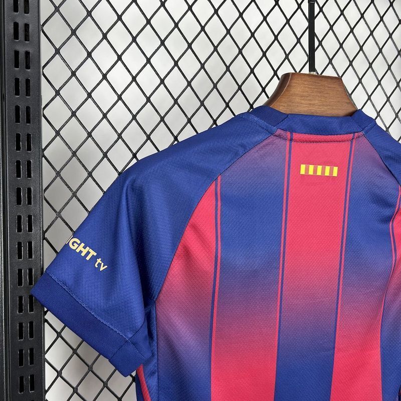 Barcelona 2025-26 Home Kids Kit