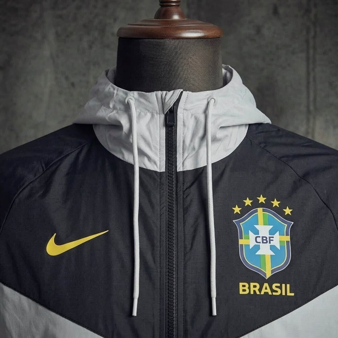 Brazil 2026 Gray Windbreaker