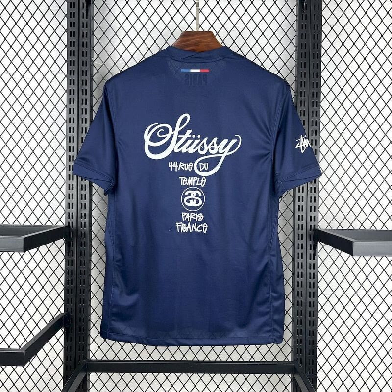 Paris Saint-Germain 2024-25 Home Stussy Collaboration Football Jersey