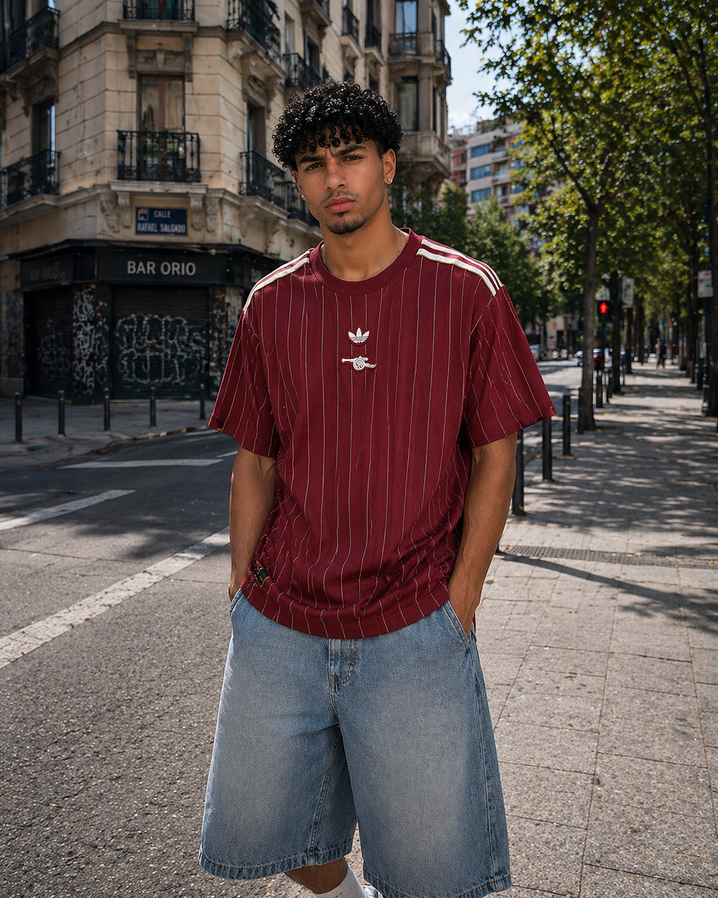 Arsenal 2025-26 Red Retro Model Football Jersey