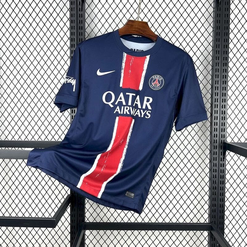 Paris Saint-Germain 2024-25 Home Stussy Collaboration Football Jersey