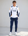 Real Madrid 2024-25 White Hoodie Suit