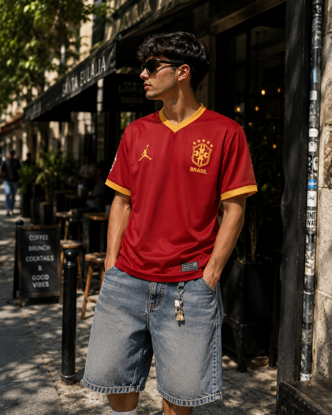 Brazil 2025-26 Jordan Red Special Edition Jersey