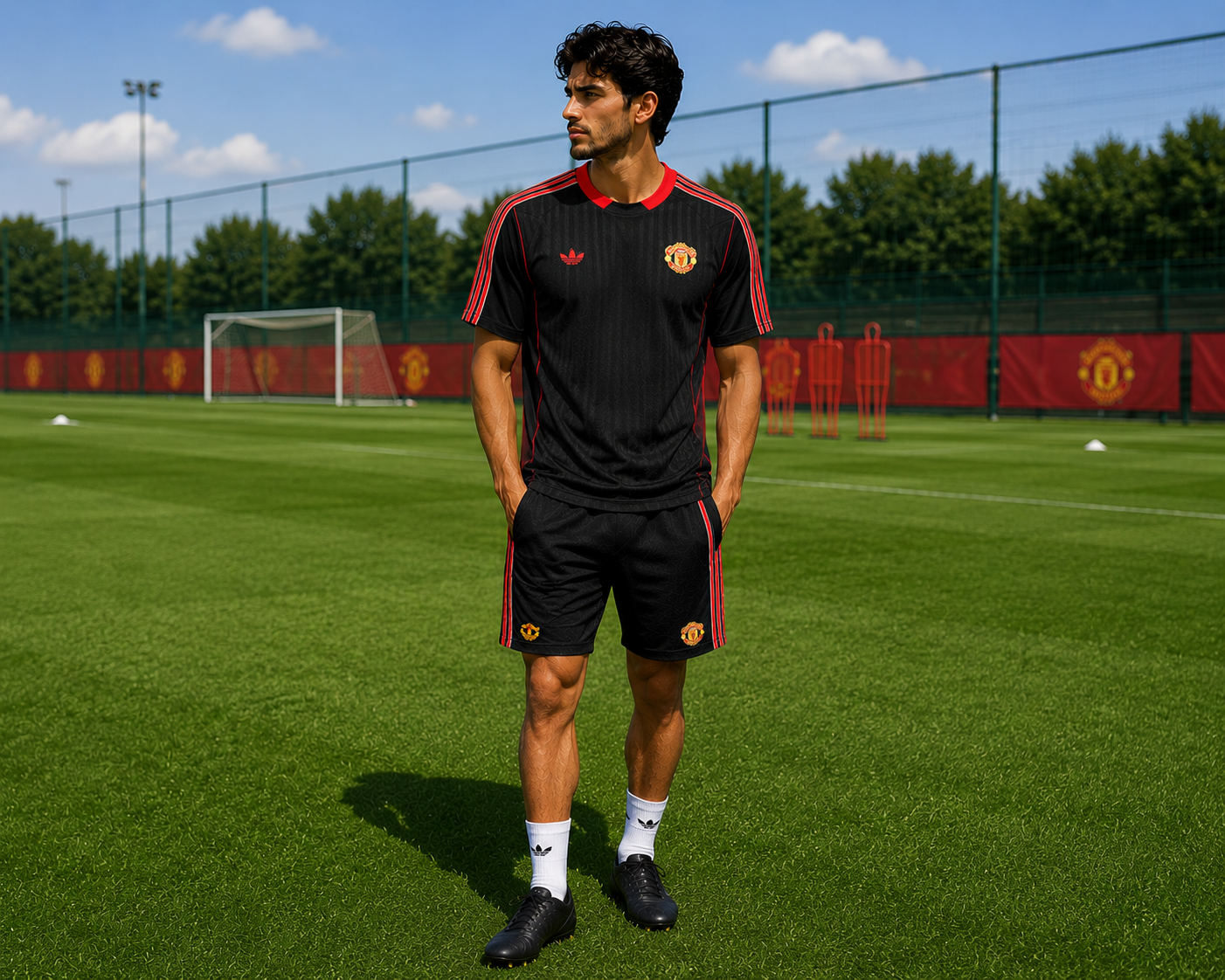 Manchester United 2025-26 Black Training Suit