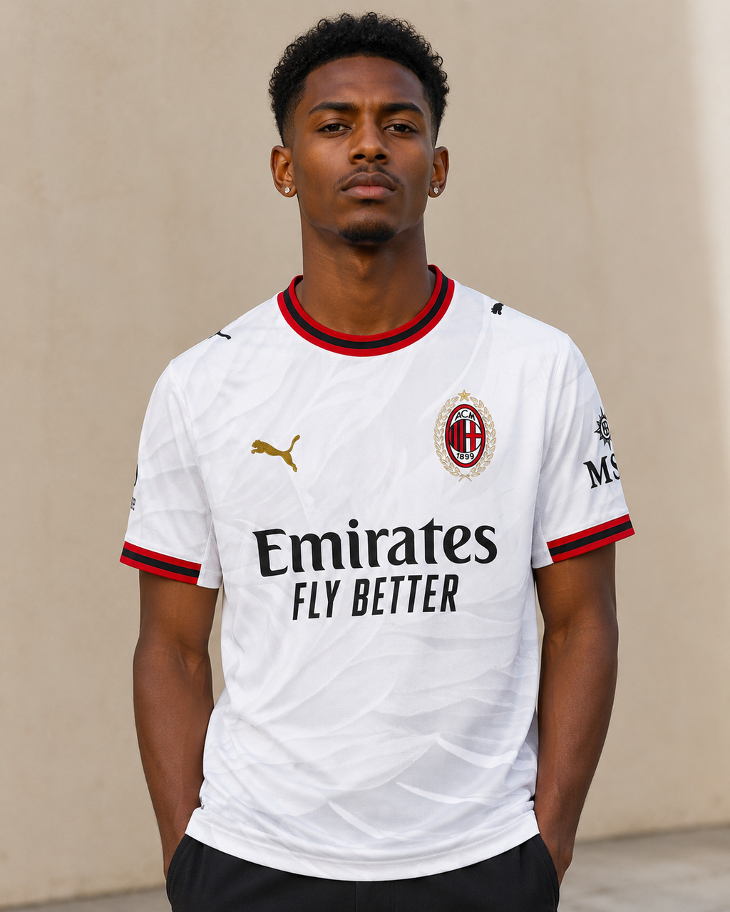 AC Milan x Slam Jam 2025-26 Fourth White Jersey