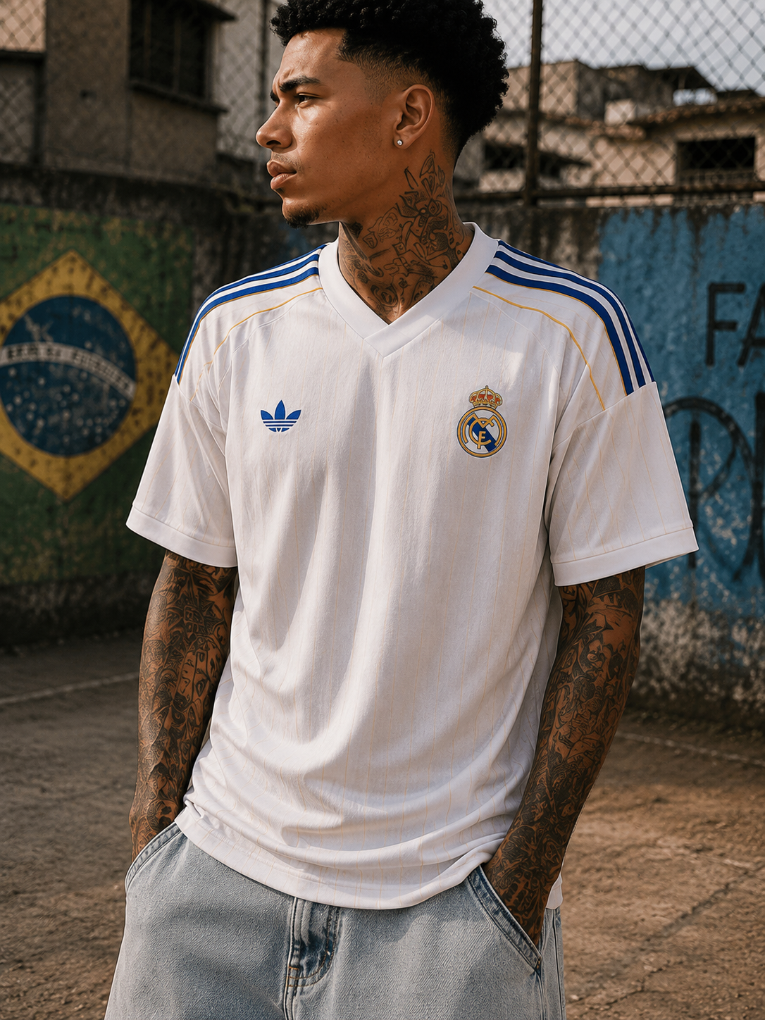 Real Madrid 2025-26 White Retro Model Jersey