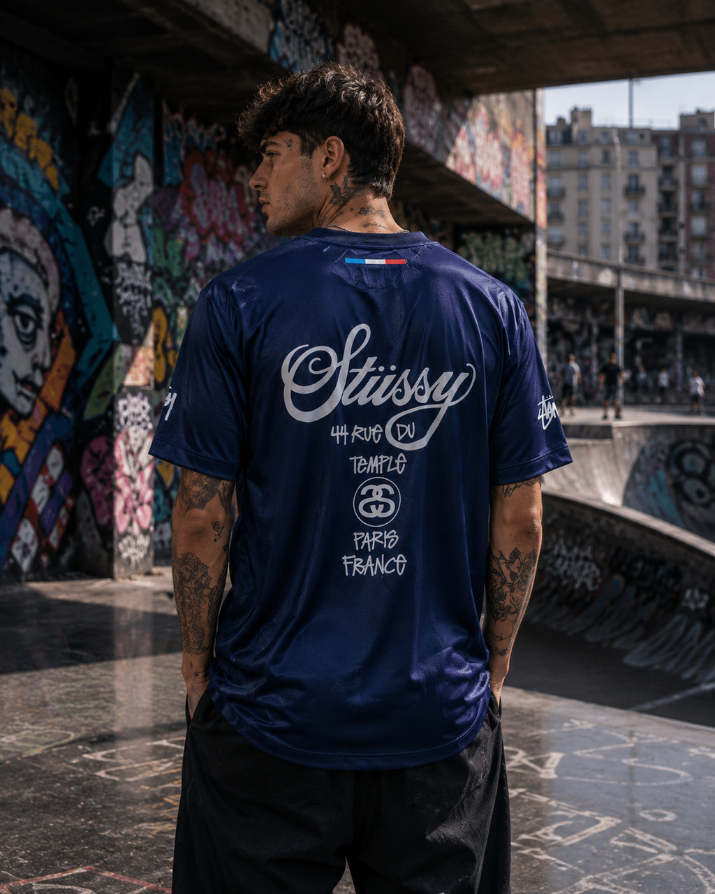 Paris Saint-Germain 2024-25 Home Stussy Collaboration Football Jersey