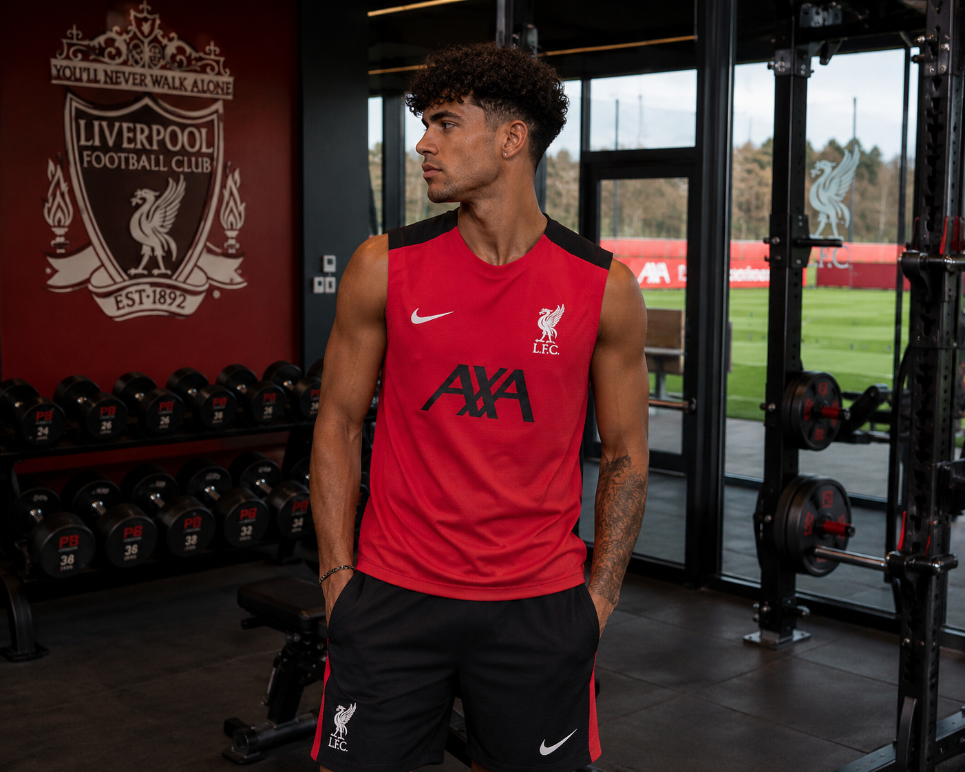 Liverpool 2023-24 Football Kit Red Black