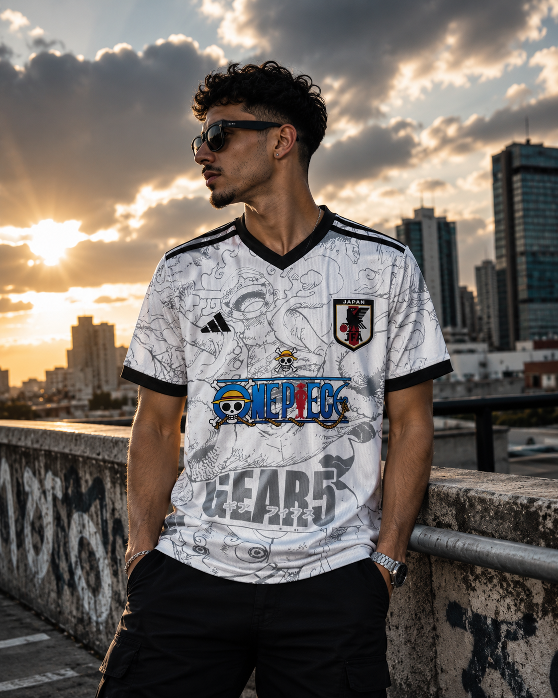 Japan 2024-25 One Piece White Special Edition Jersey