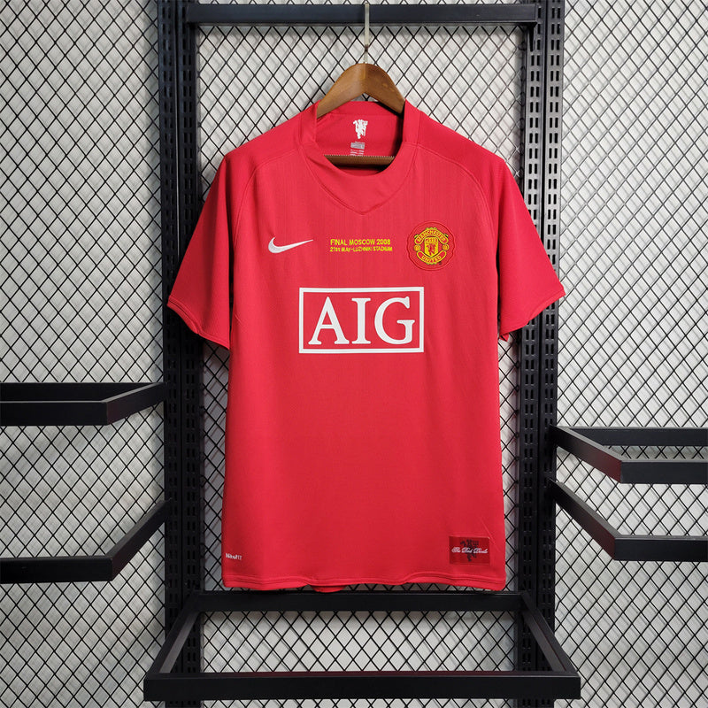 Manchester United 2007-08 Champions League Home Jersey