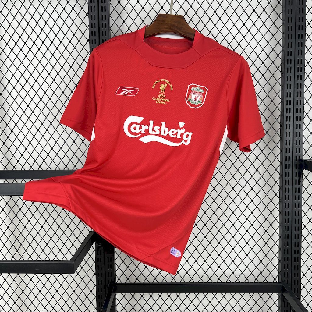 Liverpool 2005 Istanbul Retro Football Jersey