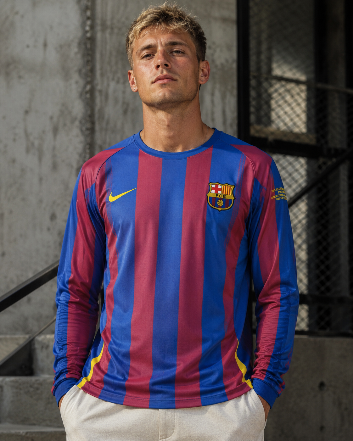 Barcelona 2005-06 Champions League Retro Jersey