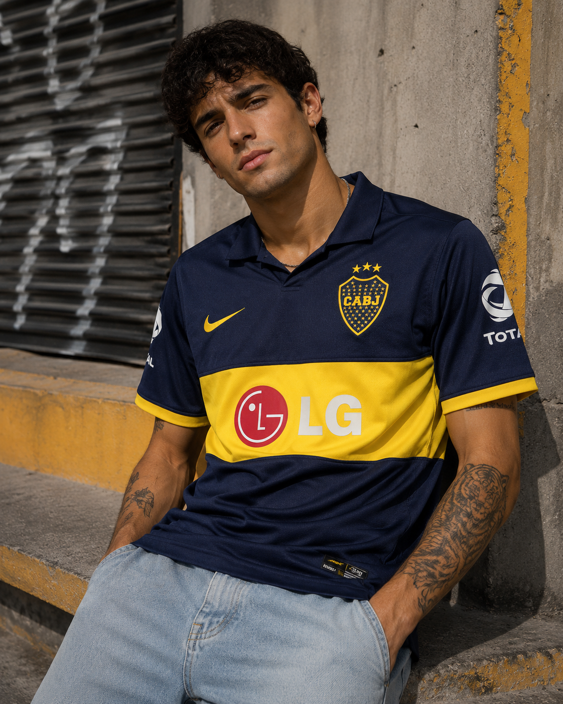 Boca Juniors 2009-10 Home Retro Jersey