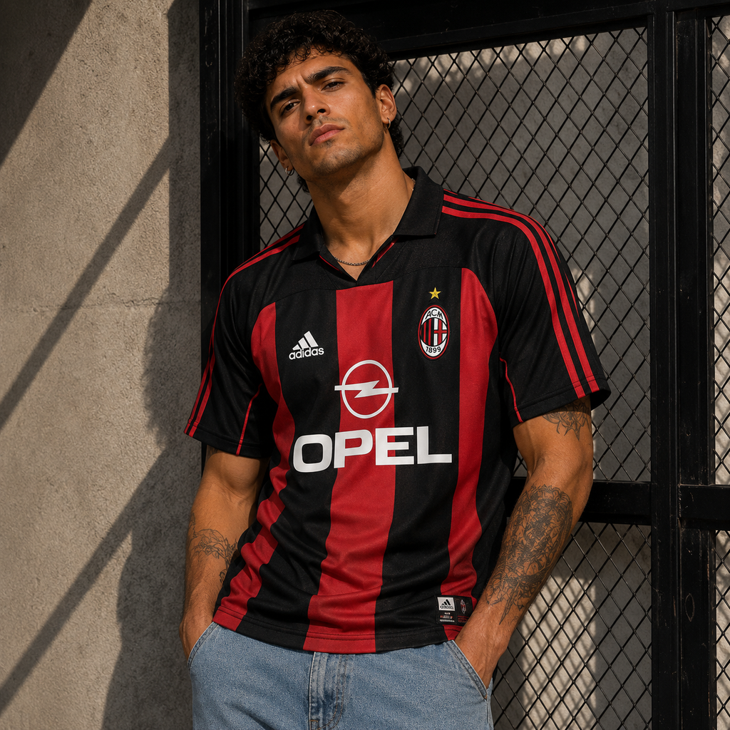 AC Milan 2000-02 Home Retro Jersey