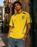 Brazil 2002 Home Retro Jersey