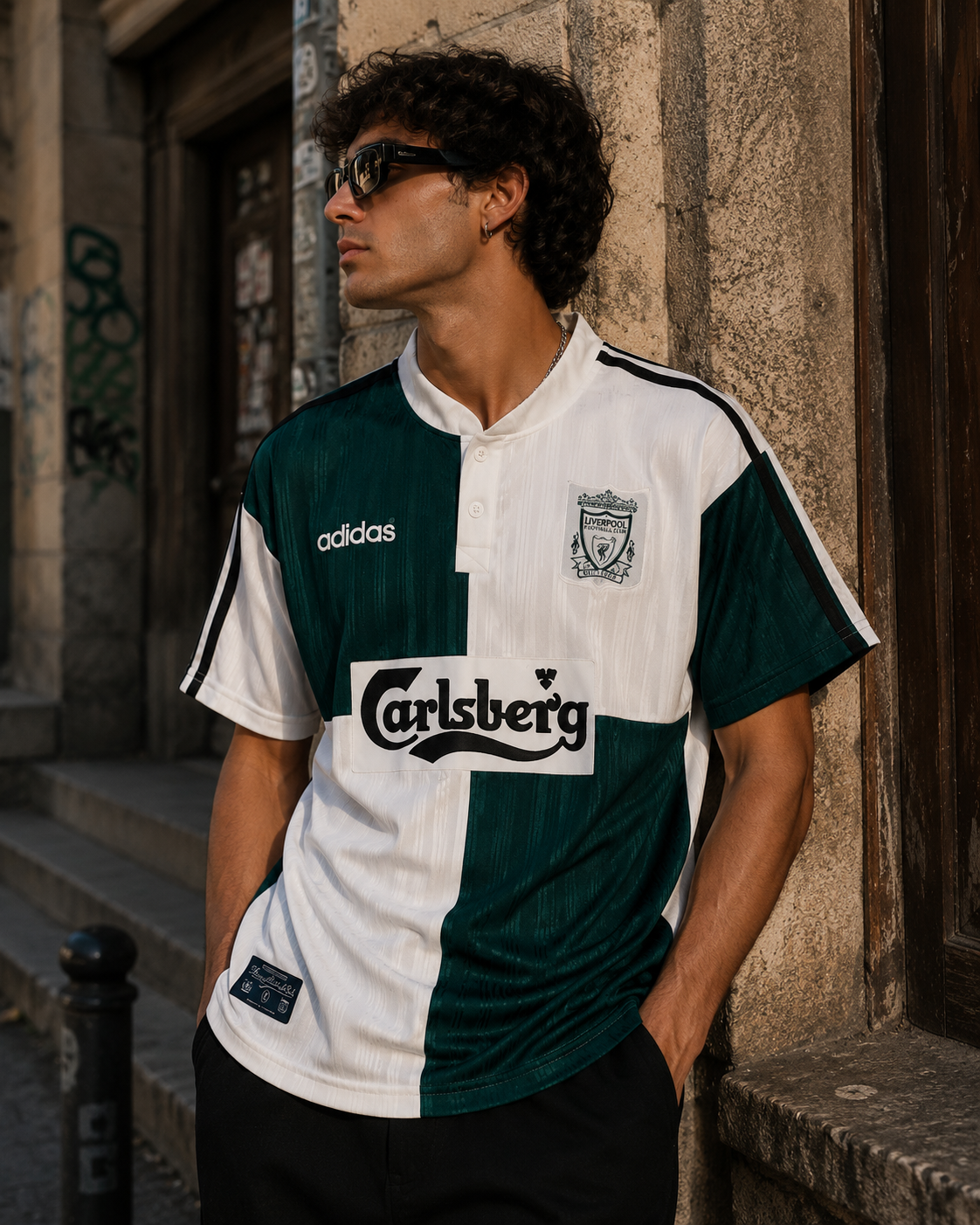 Liverpool 1995-96 Away Retro Football Jersey