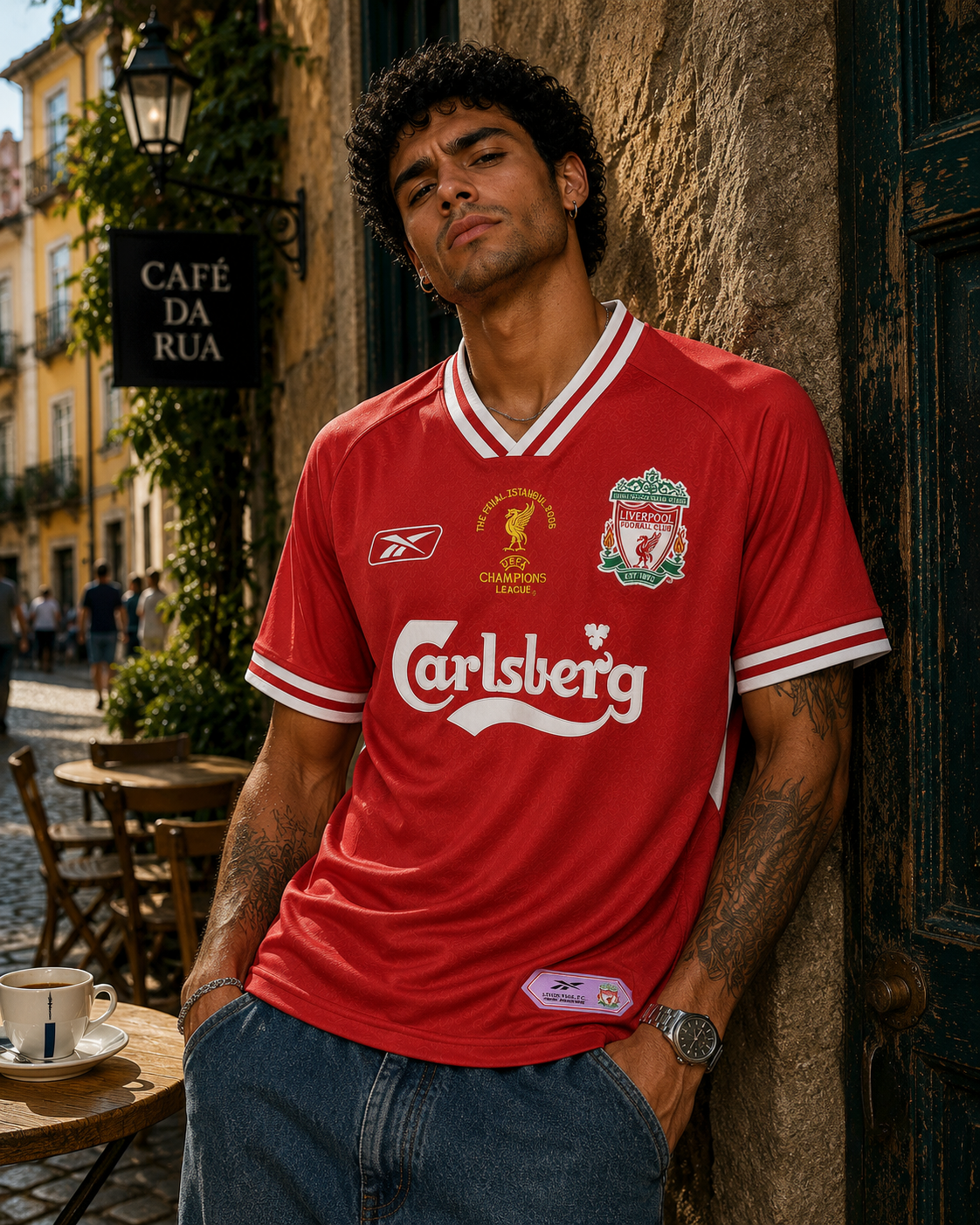 Liverpool 2005 Istanbul Retro Football Jersey