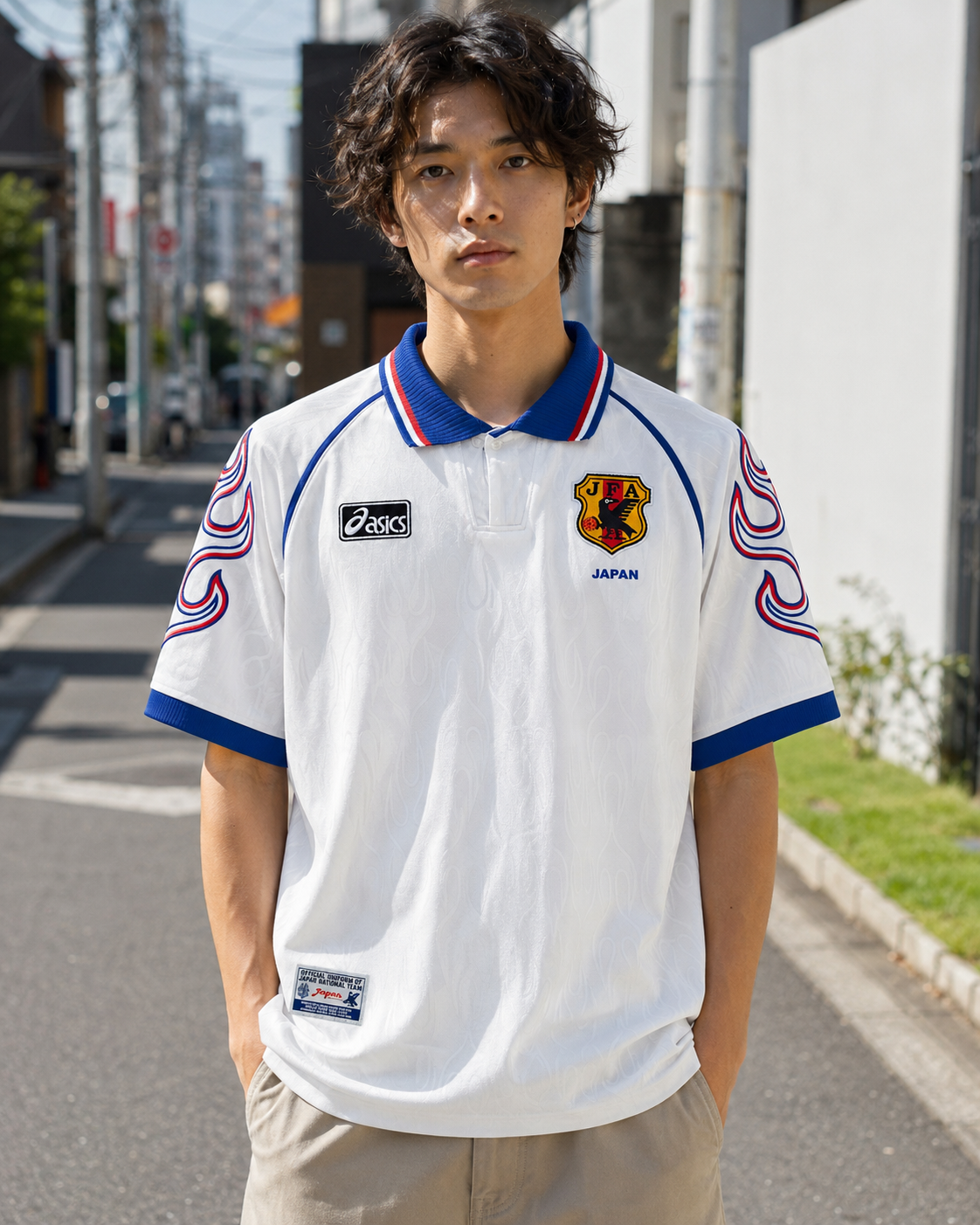 Japan 1998 Away White Retro Jersey
