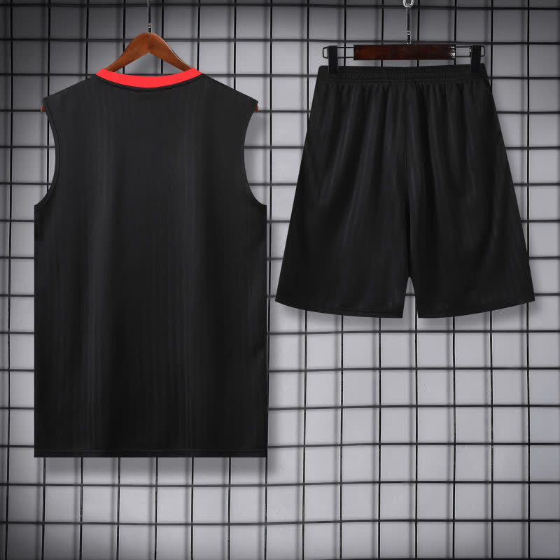 Manchester United 2025-26 Black Vest Suit
