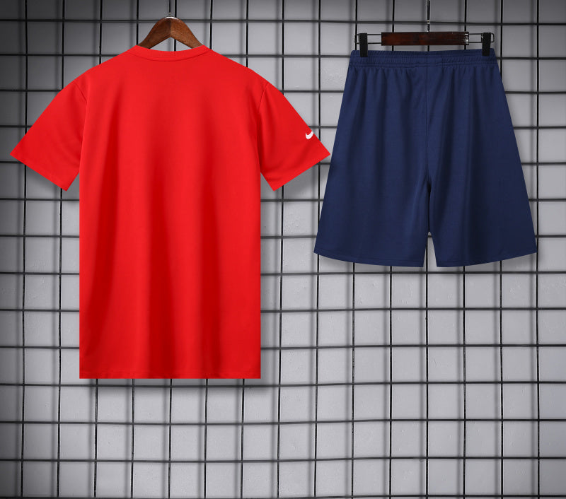 Atletico Madrid 2025-26 Red and White Training Suit